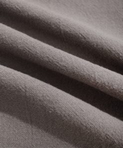 Alternative view of Linen Ankle Pants Dark Brown