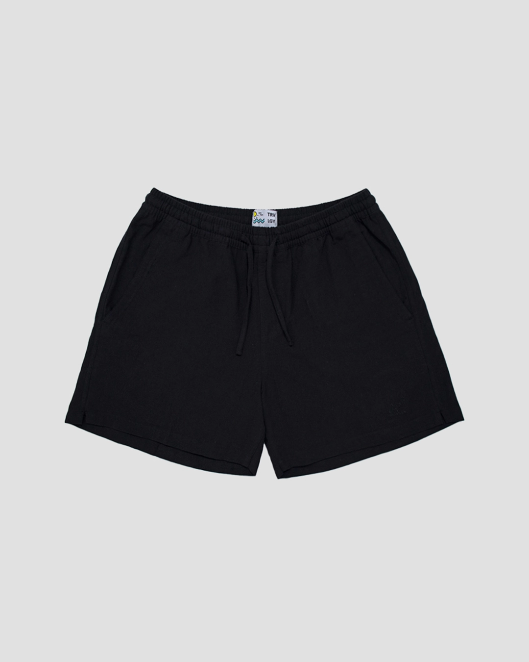 Short Linen Black