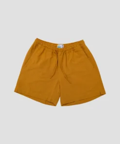 Short Linen Mustard