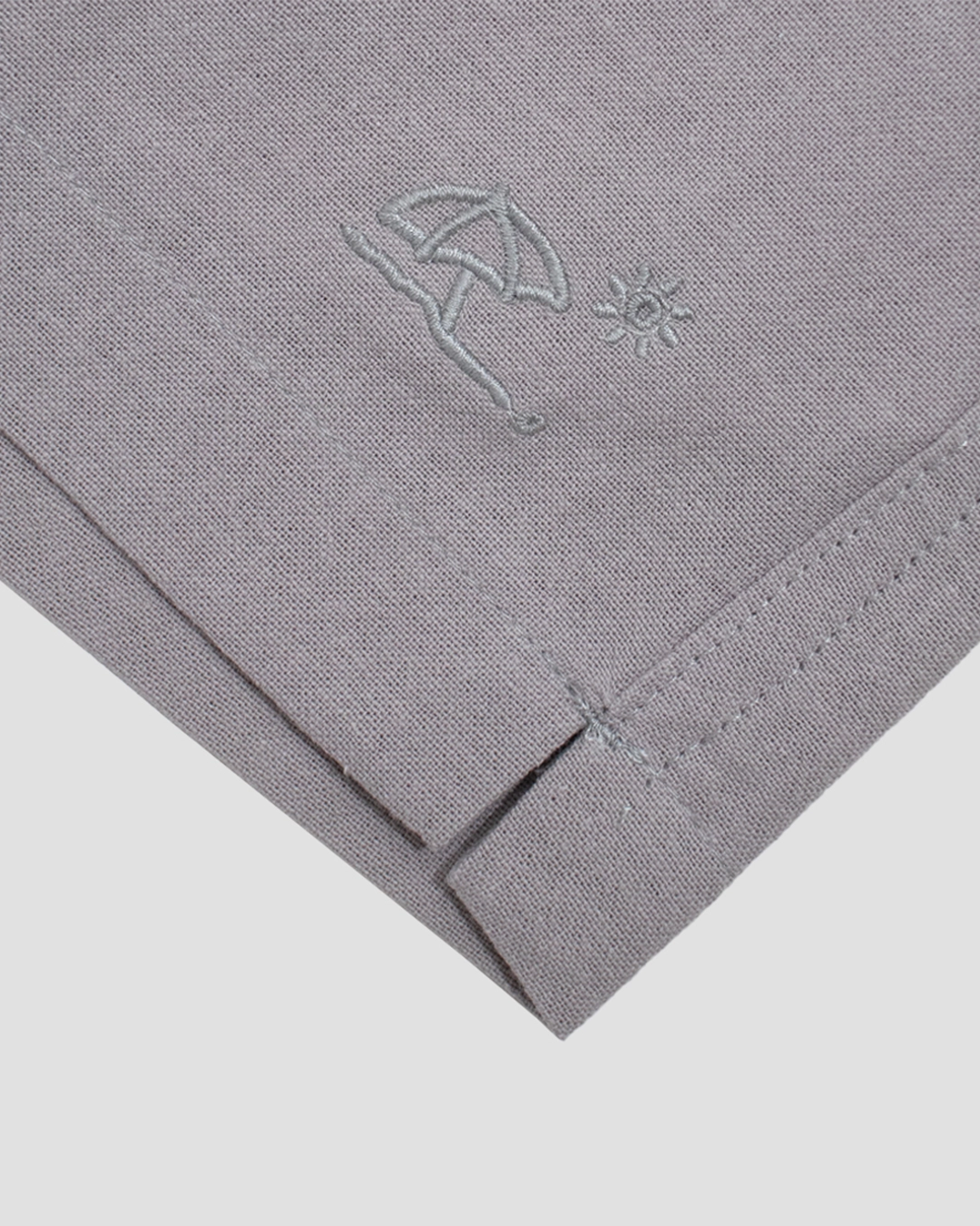 Short Linen Soft Lilac - Gambar 3