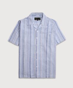 Beach Stripe White Wave