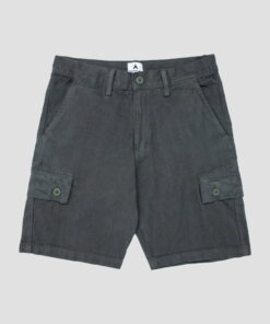 Short Cargo Denim Dark Grey w/ Button
