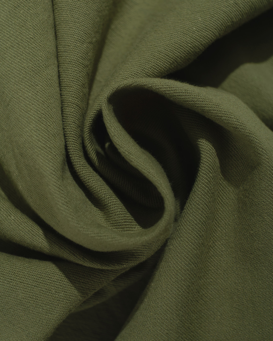 Oversized Shirt Dark Green - Gambar 3