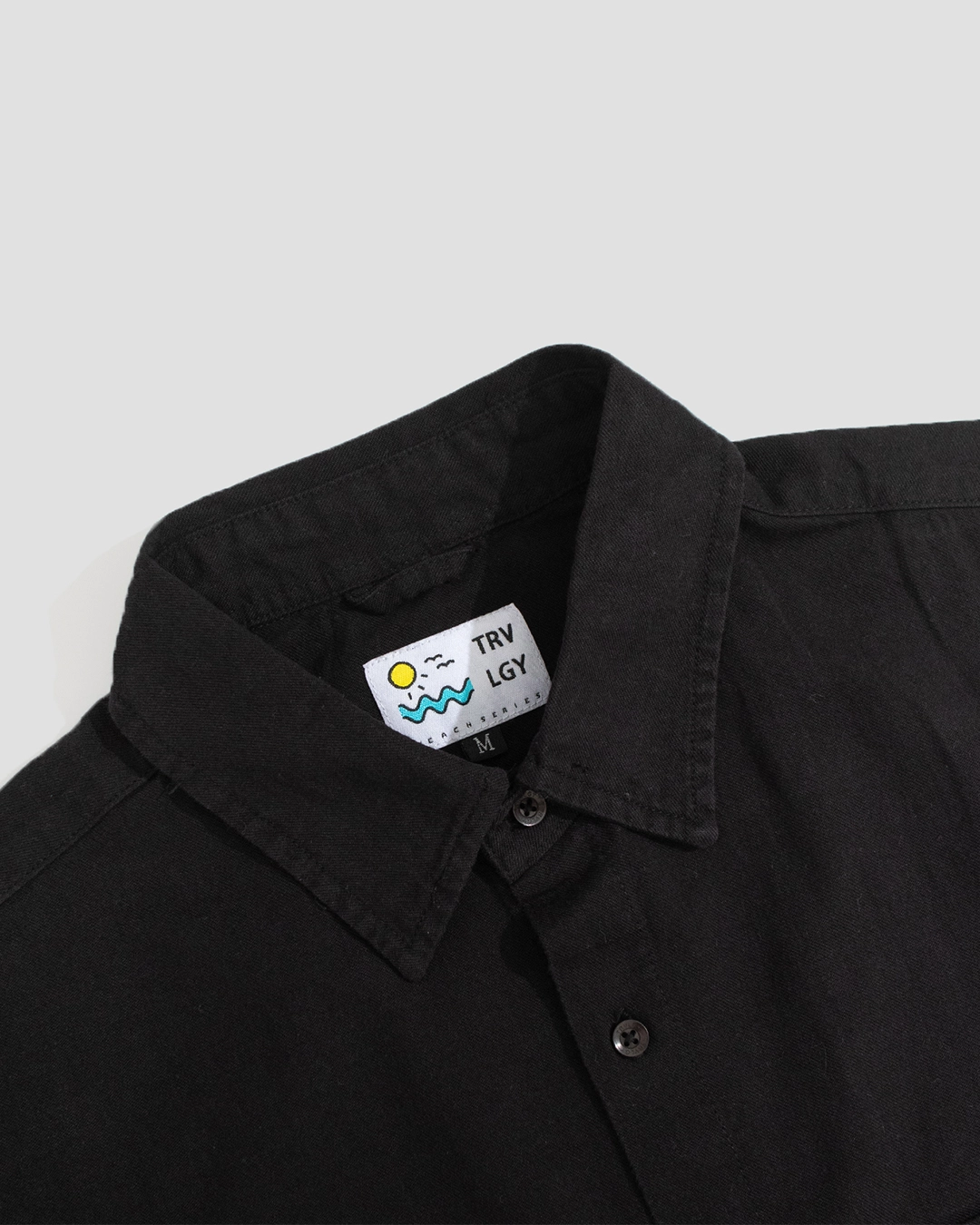 Oversized Shirt Black - Gambar 5