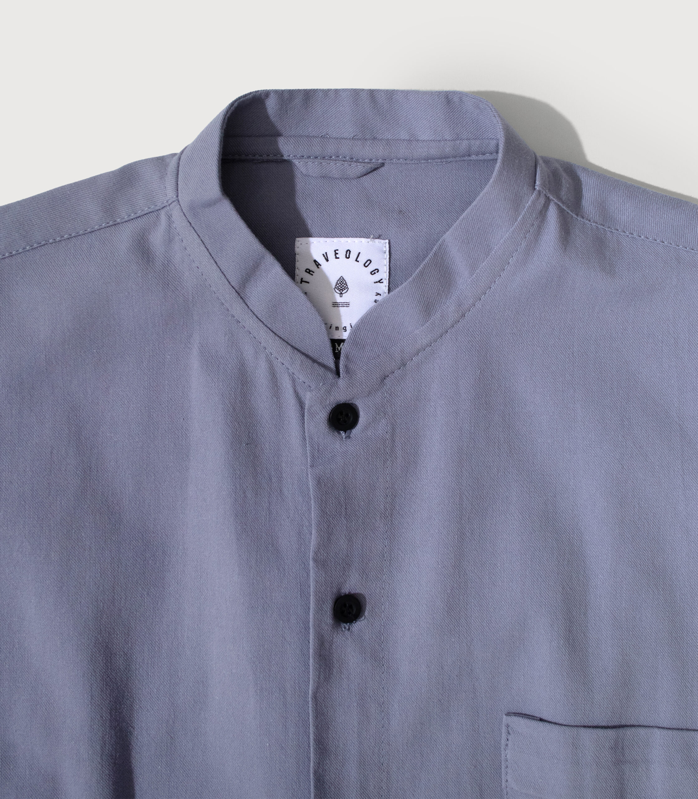 Adhwa Raya Shirt Lilac - Gambar 5