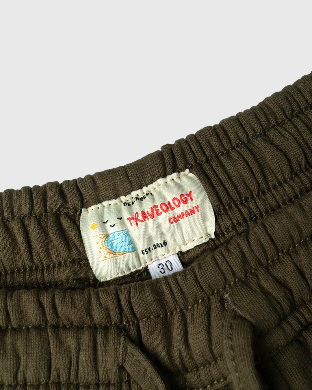 Short Fleece Cargo Army - Gambar 3