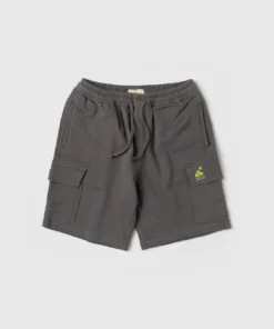 Short Fleece Cargo Dark Grey