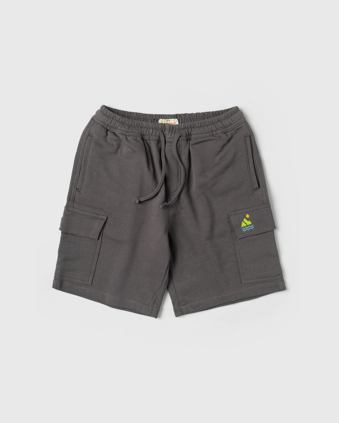 Short Fleece Cargo Dark Grey