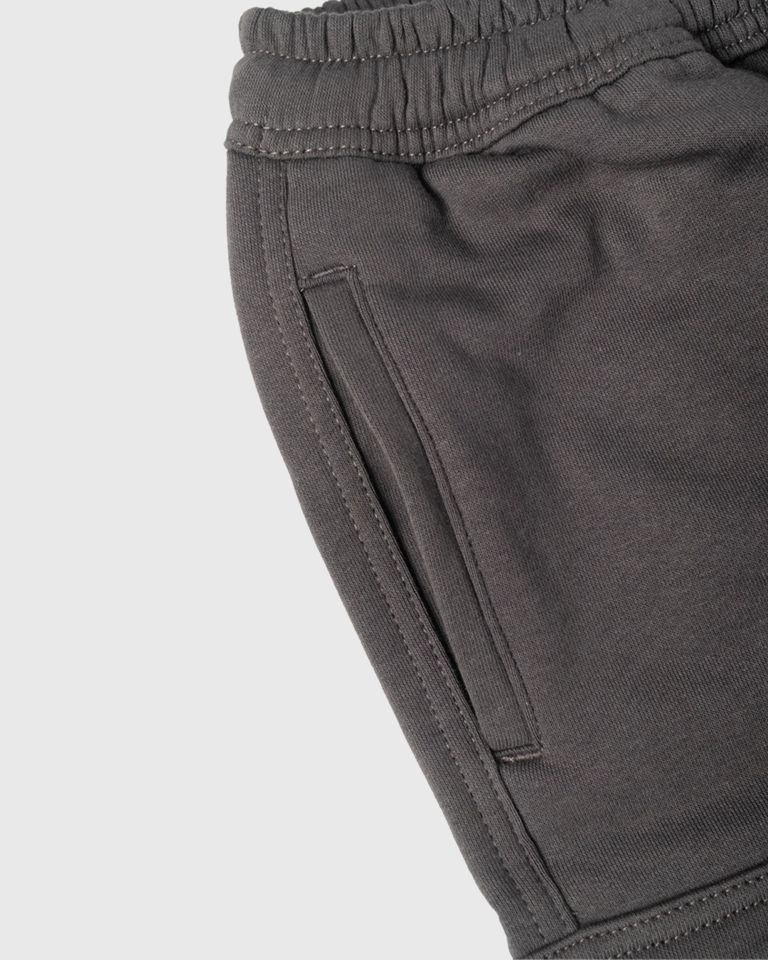 Short Fleece Cargo Dark Grey - Gambar 3