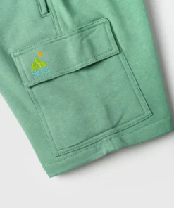 Alternative view of Short Fleece Cargo Mint