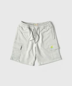 Short Fleece Cargo Light Grey