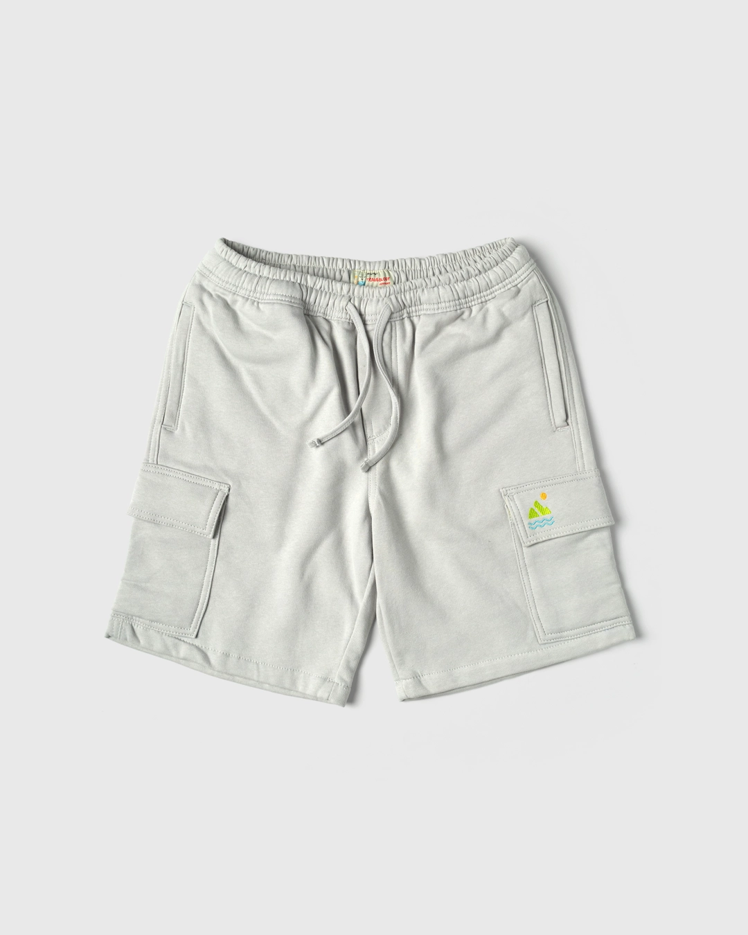 Short Fleece Cargo Light Grey