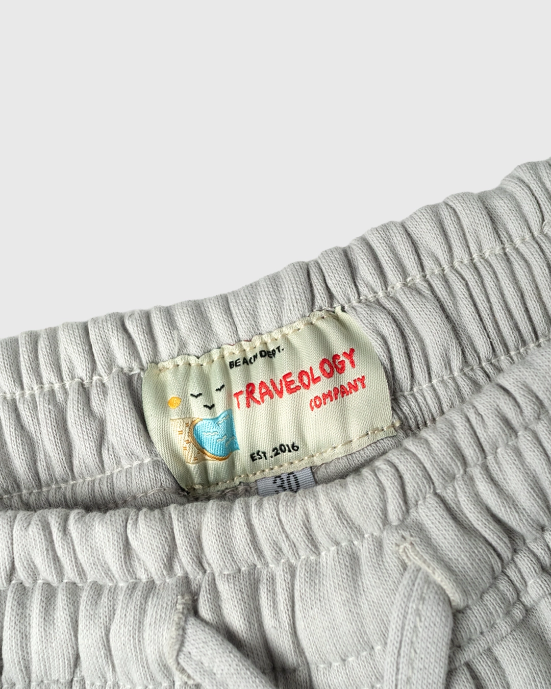Short Fleece Cargo Light Grey - Gambar 2