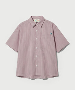 Boxy Stripe Shirt Red