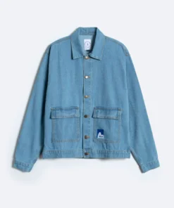 Denim Boxy Jacket Blue